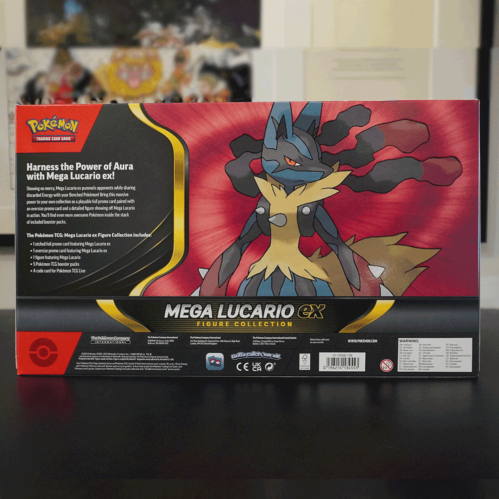 Pokémon TCG: Mega Lucario ex Figure Collection