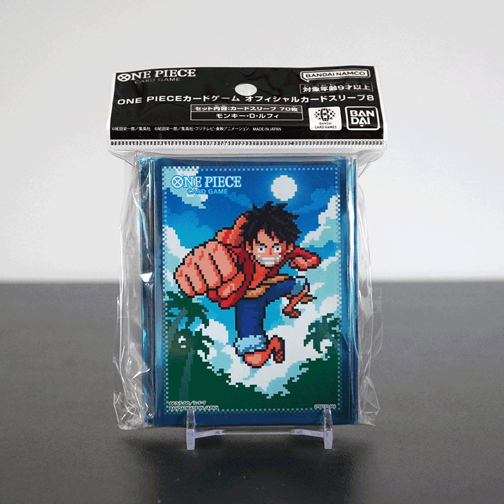 One Piece Card Game Official Bandai Sleeves - Pixel Luffy