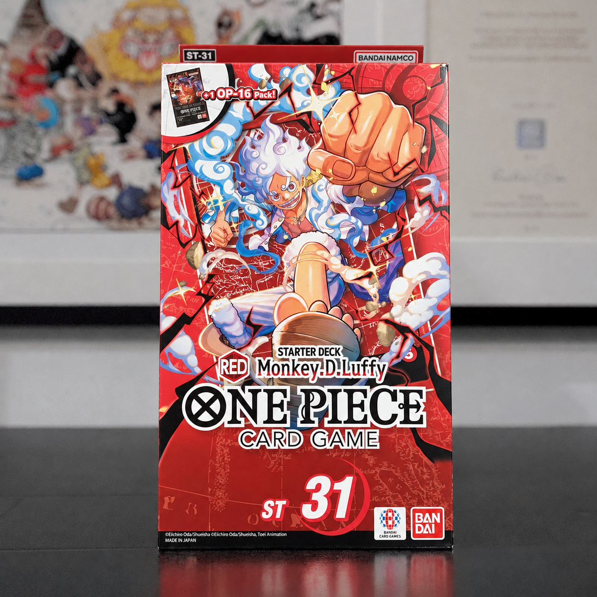 One Piece Card Game Starter Deck ST-31 Monkey D. Luffy box by Bandai Namco