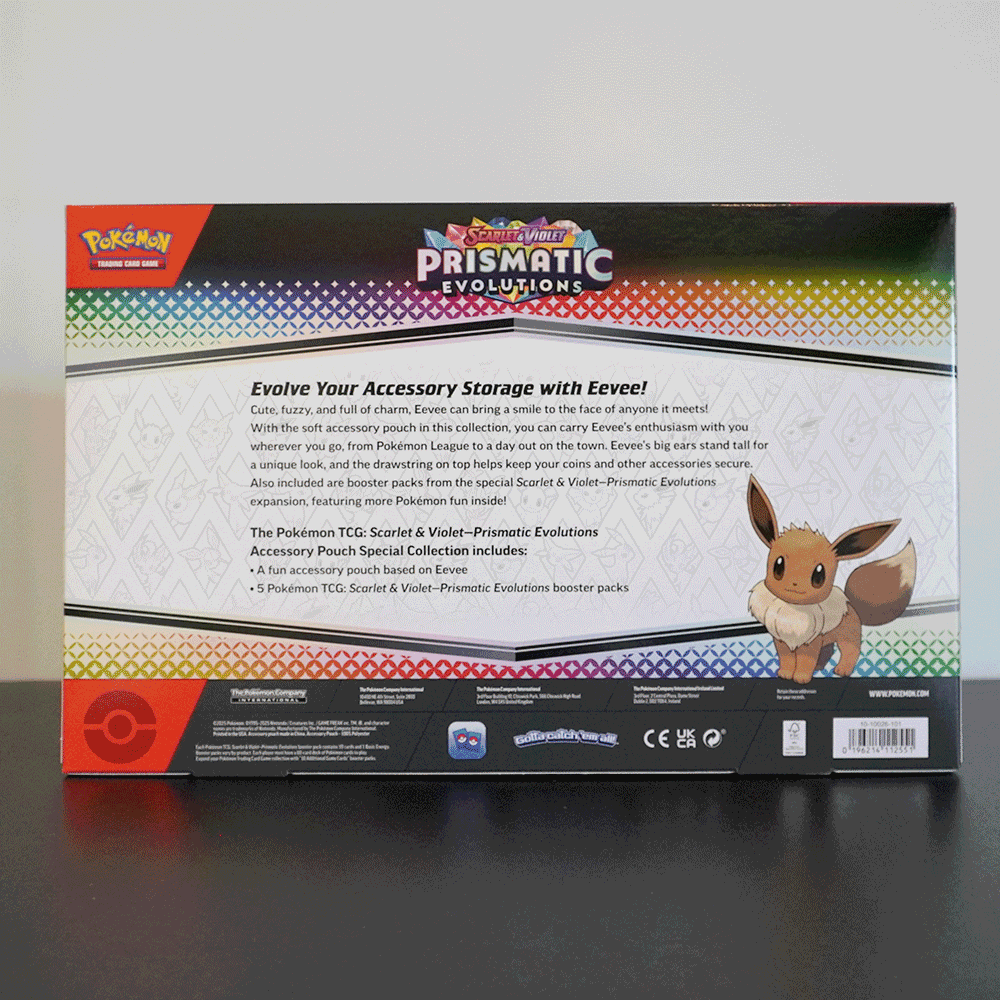 Pokémon TCG: Scarlet & Violet - Prismatic Evolutions Accessory Pouch Special Collection
