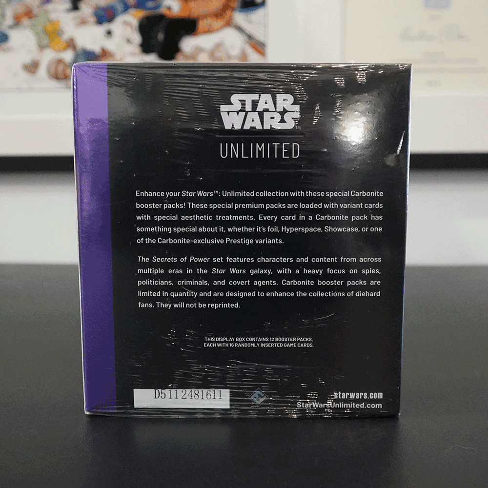 Star Wars: Unlimited Secrets of Power Carbonite Booster Box