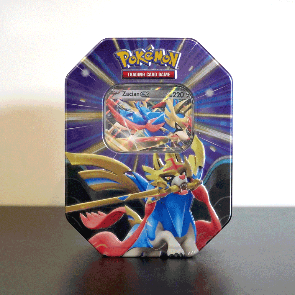 Pokmon TCG: Slashing Legends Ex Tin - Zacian The Vault Pokmon TCG: Slashing Legends Ex Tin - Zacian The Vault