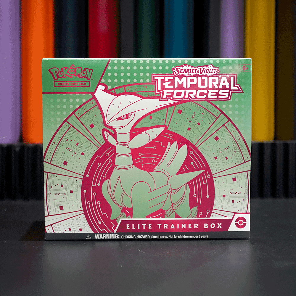 Pokémon TCG: Scarlet & Violet - Temporal Forces Iron Leaves Elite Trainer Box
