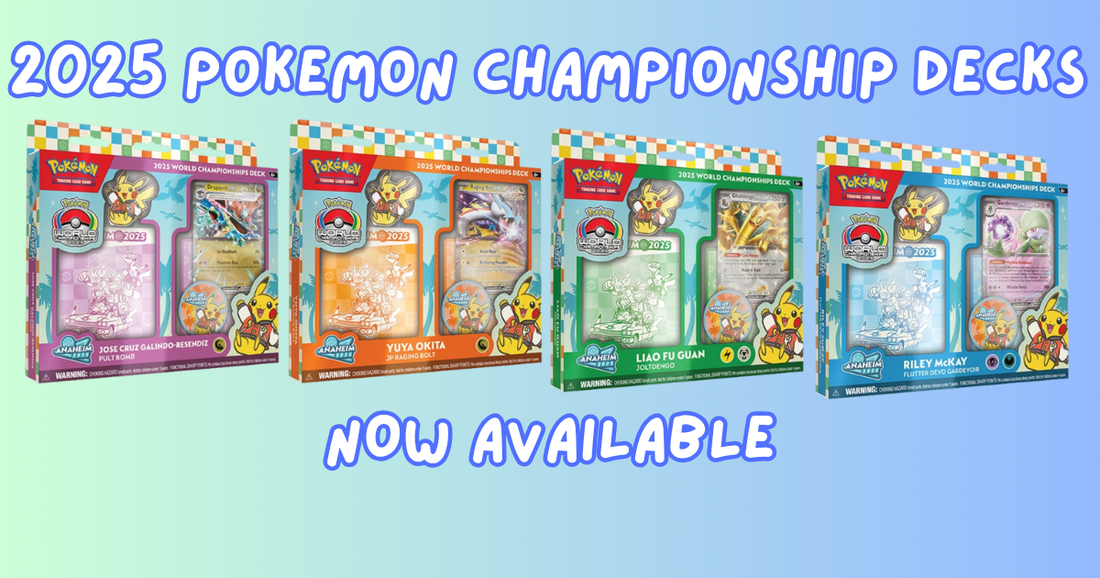 Pokemon 2025 Championship decks are now AVAILABLE!