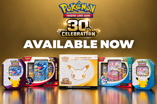 Pokémon TCG 30th Anniversary Products Are Available Now!