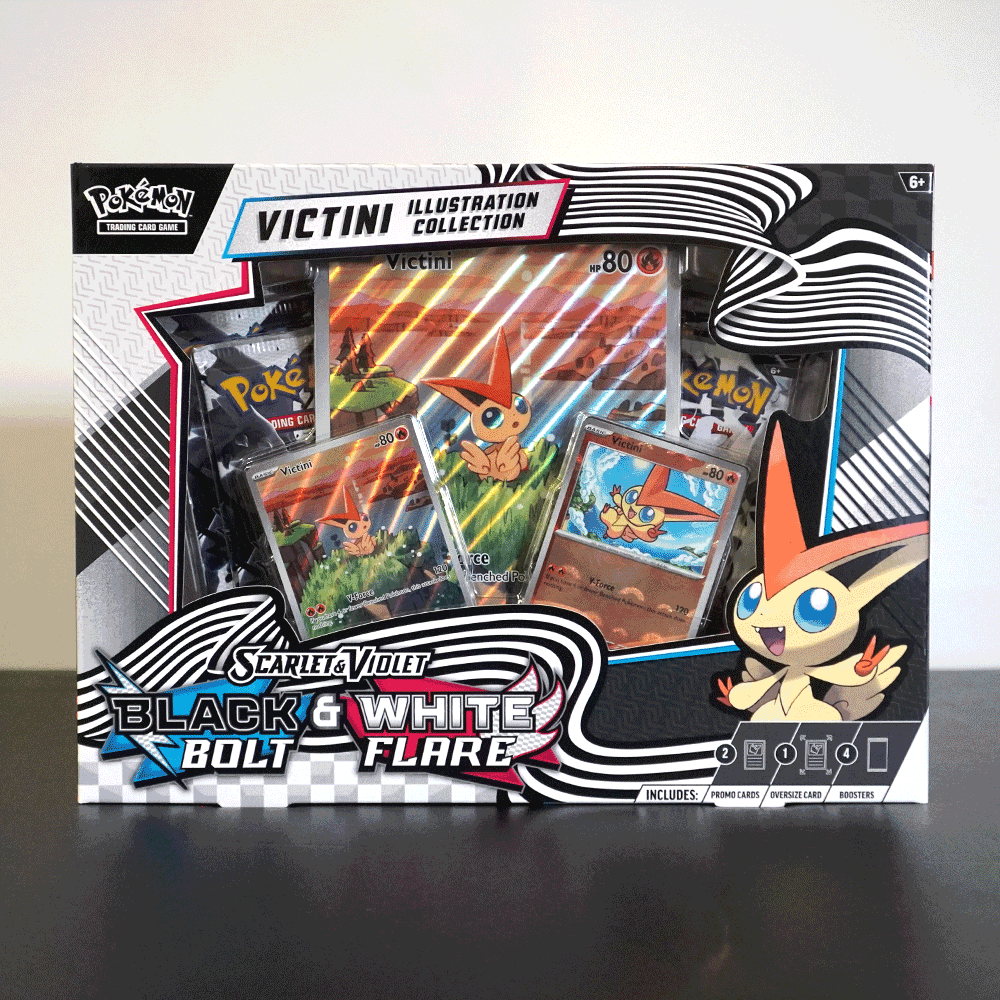 Pokémon TCG: Scarlet & Violet - 10.5 - Black Bolt & White Flare Unova Victini Illustration Collection
