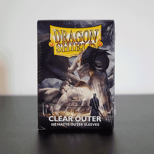 Dragon Shield Standard Outer Sleeves Matte Clear (100 Sleeves)