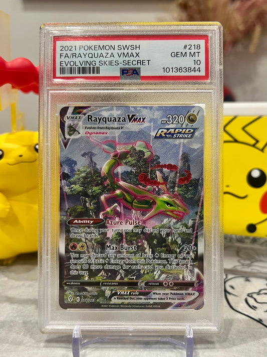 Rayquaza 218/203 PSA 10 - Pokémon - Evolving Skies - English