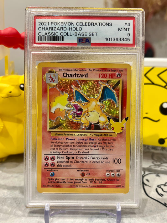 Charizard 4/102 PSA 9 - Pokémon - Celebrations Classic Collection - English