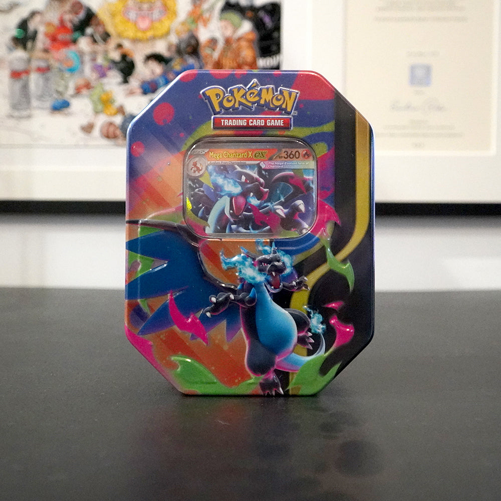 Pokémon TCG: Mega Charizard X ex Tin