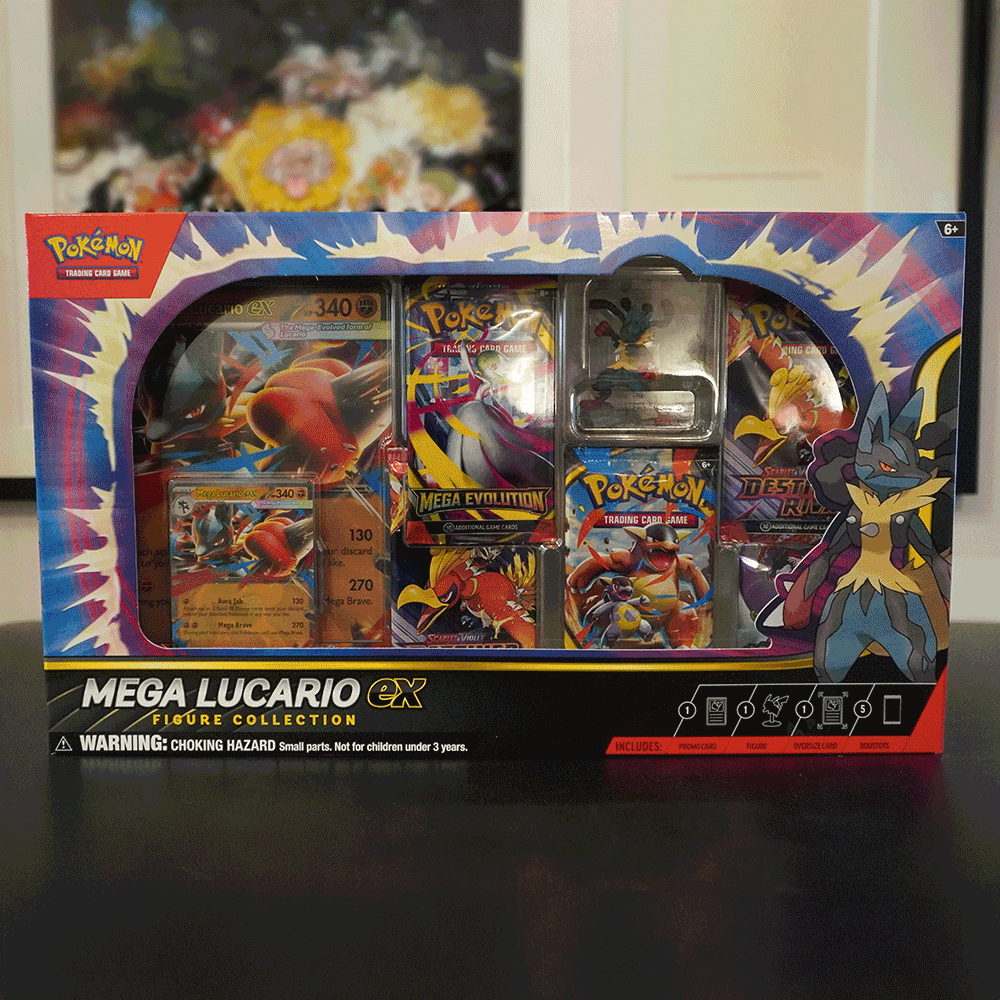 Pokémon TCG: Mega Lucario ex Figure Collection – The Vault