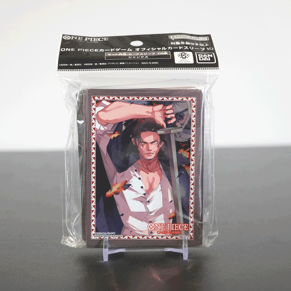 One Piece Card Game Official Bandai Sleeves - Shanks