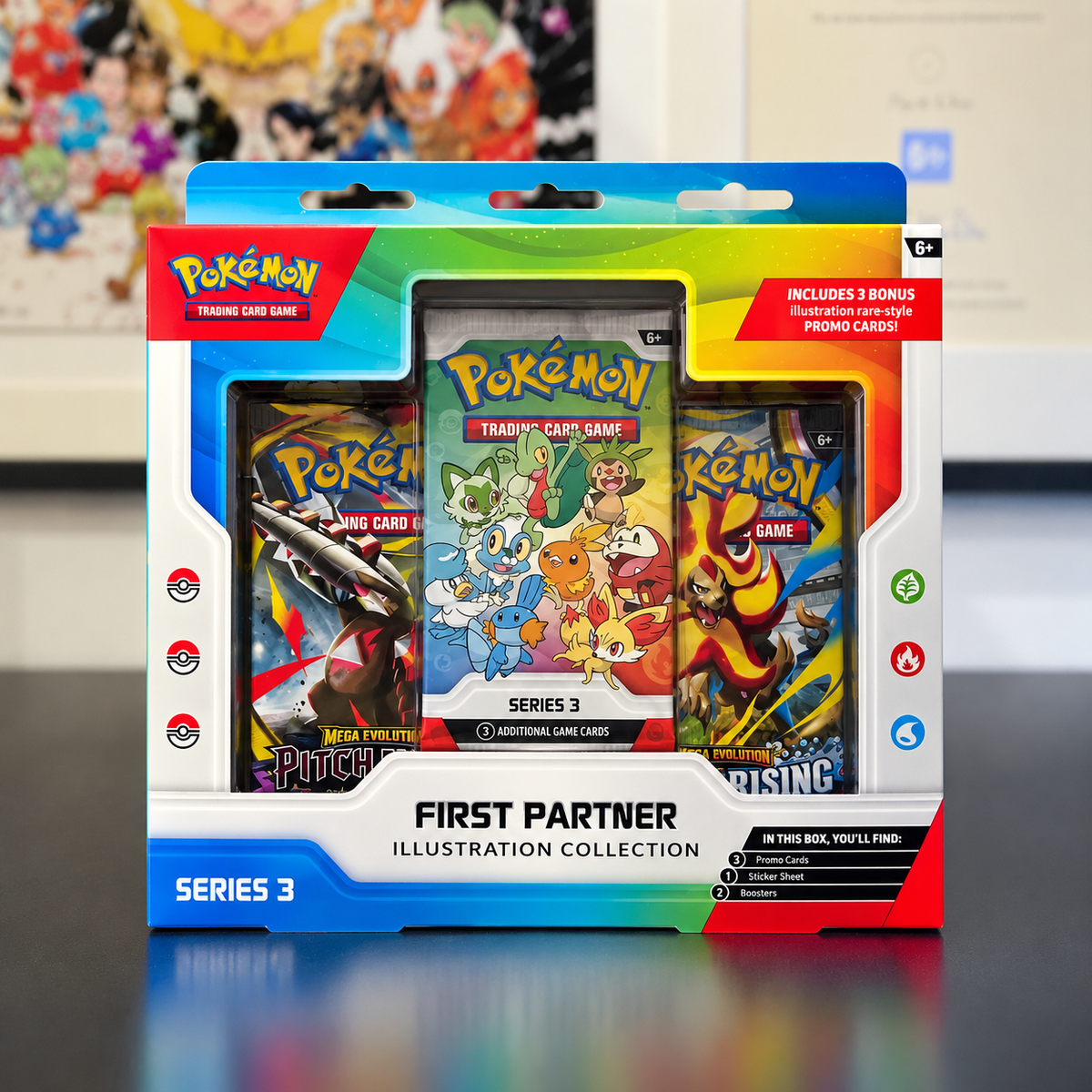 Pokémon Trading Card Game First Partner Illustration Collection Series 3 in its original retail packaging
