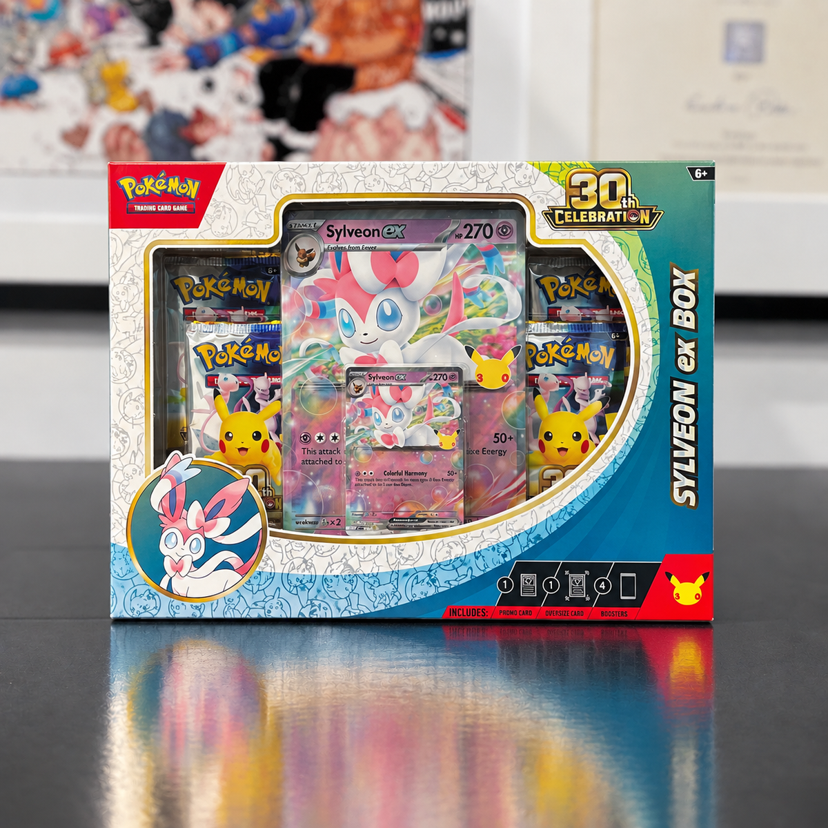 Pokémon TCG: 30th Celebration ex Box – Sylveon