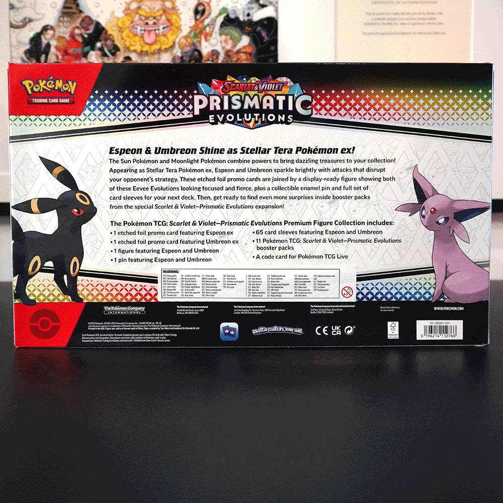 Pokémon TCG: Scarlet & Violet 8.5 Prismatic Evolutions - Premium Figure Collection