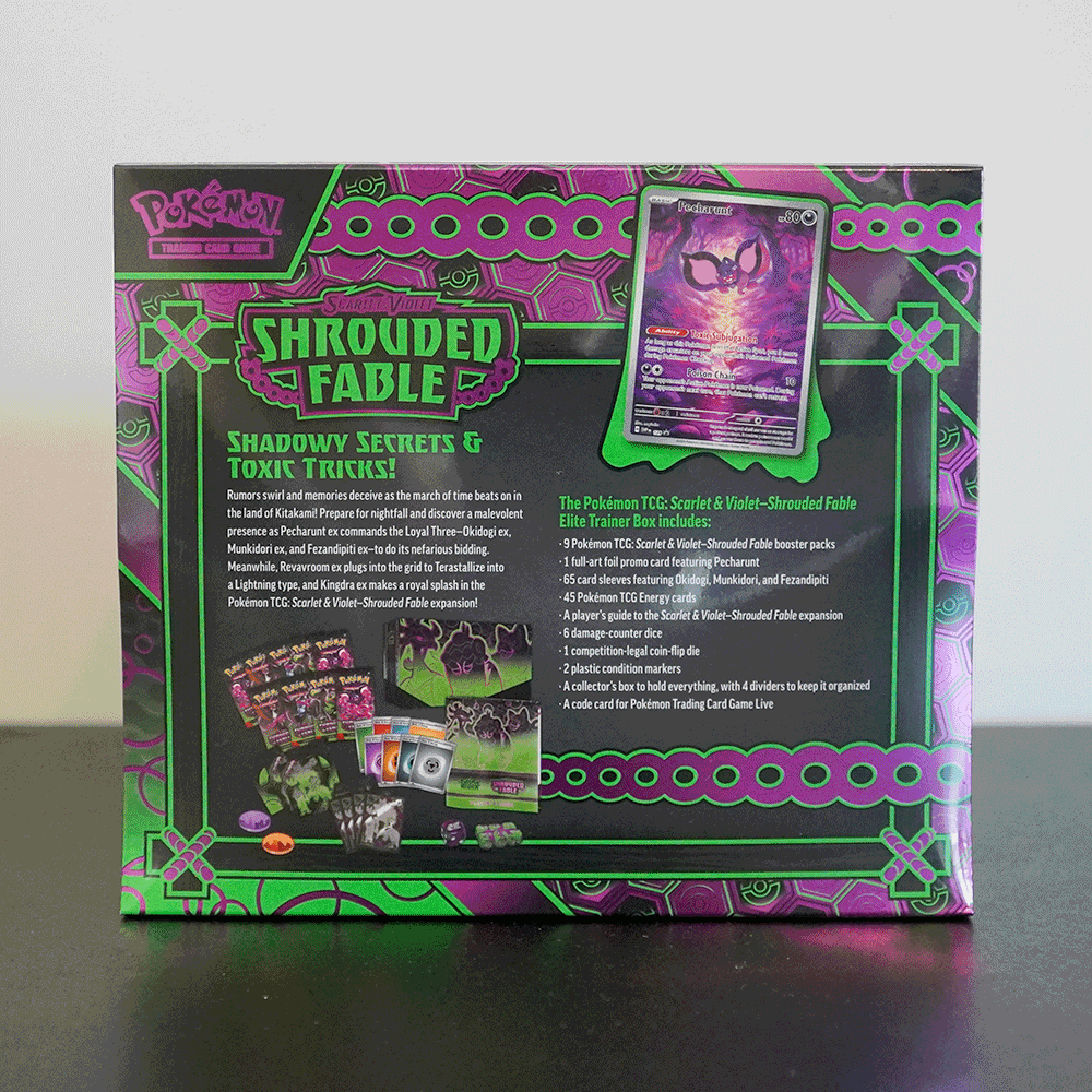 Pokémon TCG: Scarlet & Violet - Shrouded Fable Elite Trainer Box