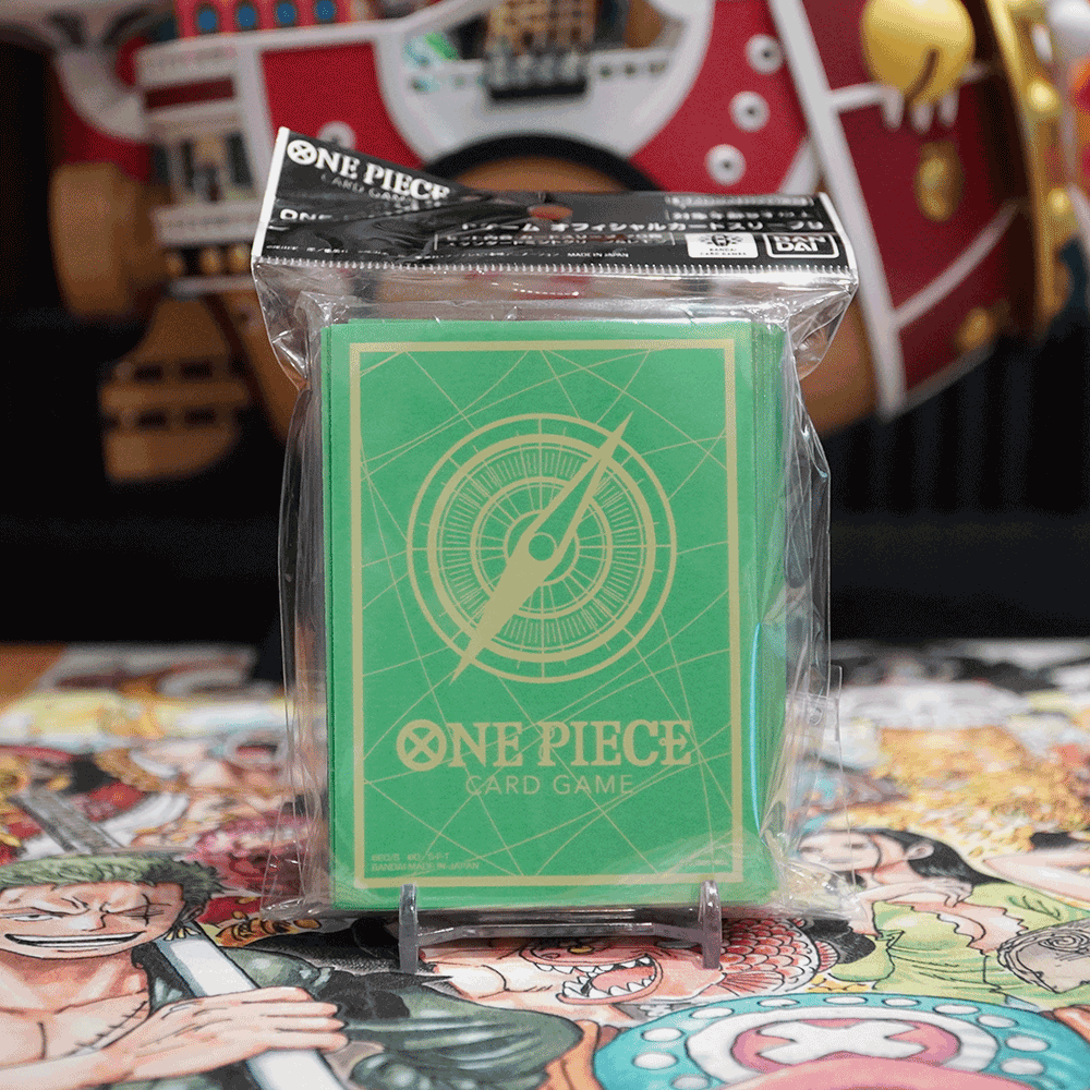 One Piece Card Game Official Bandai Sleeves - Standard Mint Green & Lemon