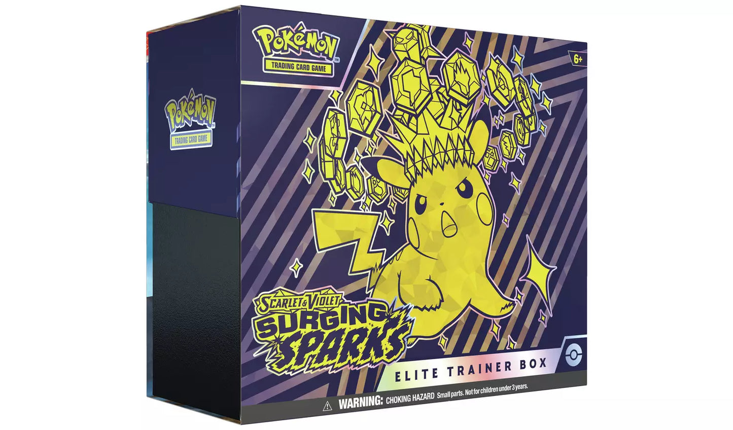 Pokémon TCG: Scarlet & Violet - Surging Sparks Elite Trainer Box