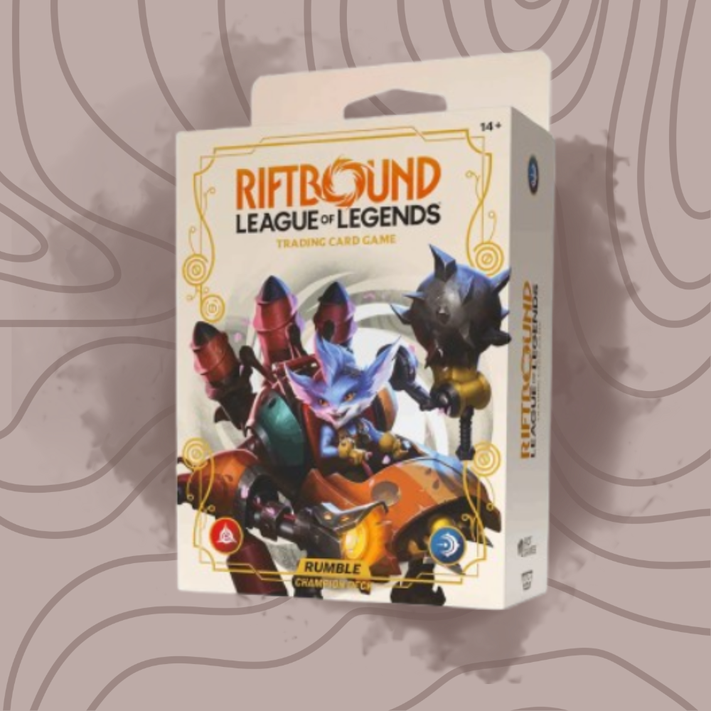 Riftbound: League of Legends Trading Card Game - Spiritforged Champion Deck - Rumble