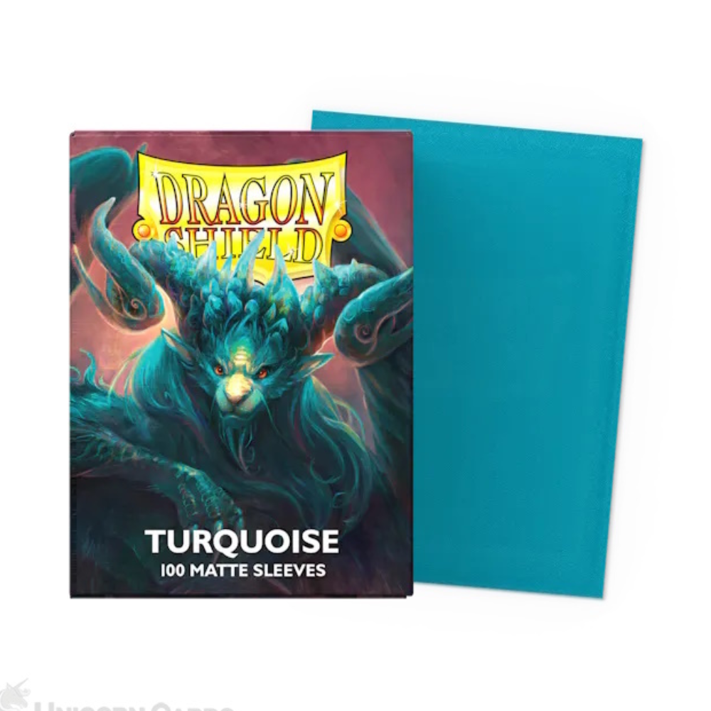 Turquoise Dragon Shield Sleeves