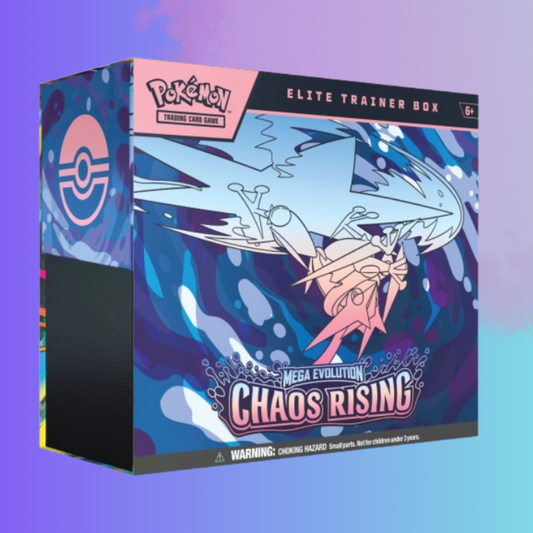 [PRE- ORDER] Pokémon Trading Card Game: Mega Evolution Chaos Rising Elite Trainer Box