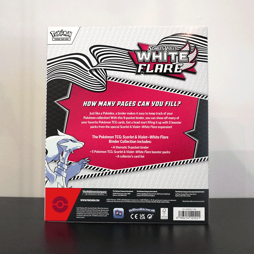 Pokémon TCG: Scarlet & Violet - 10.5 - White Flare - Binder Collection Reshiram